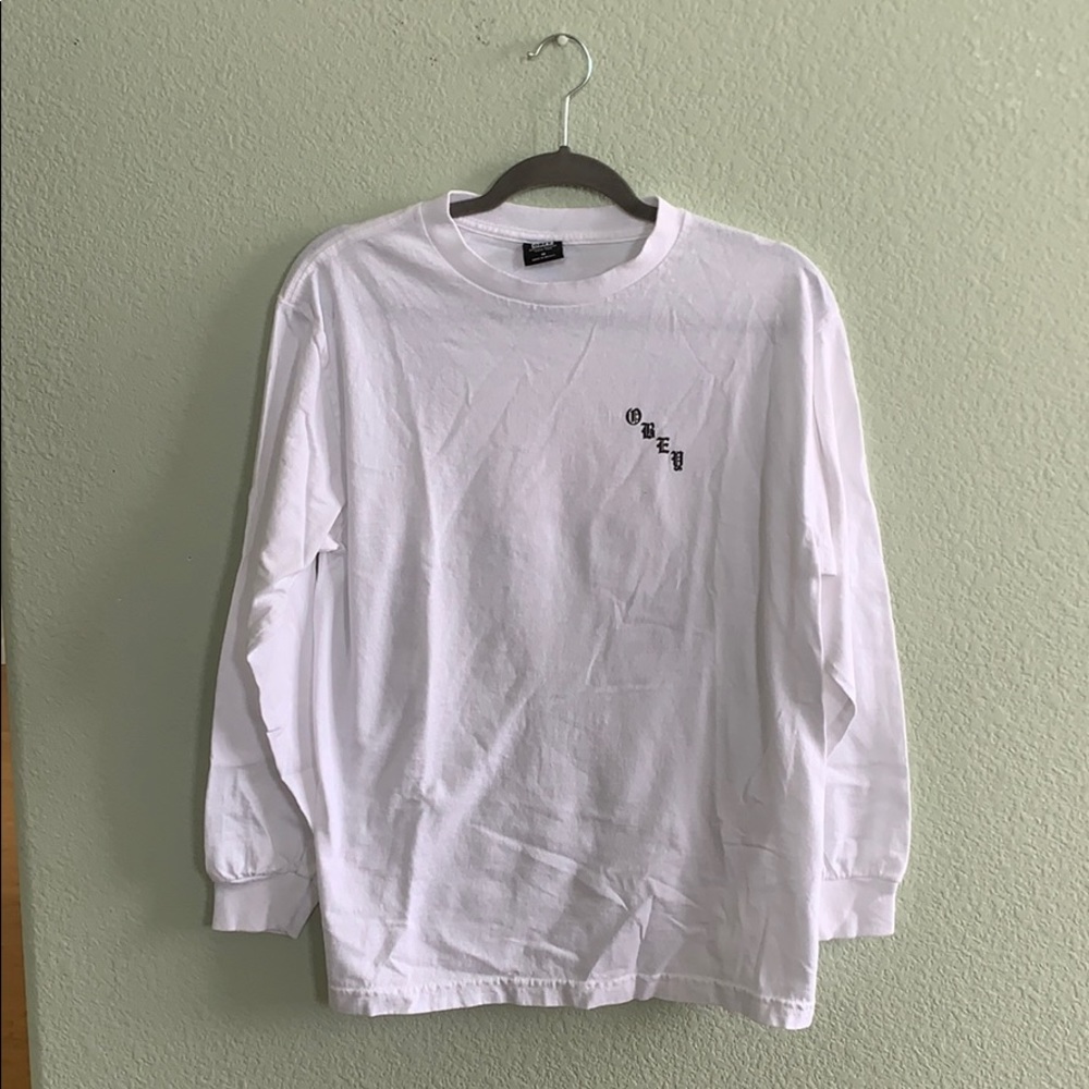 OBEY long sleeve rose shirt